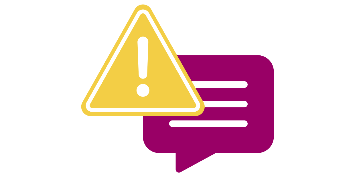 Alert Text Graphic