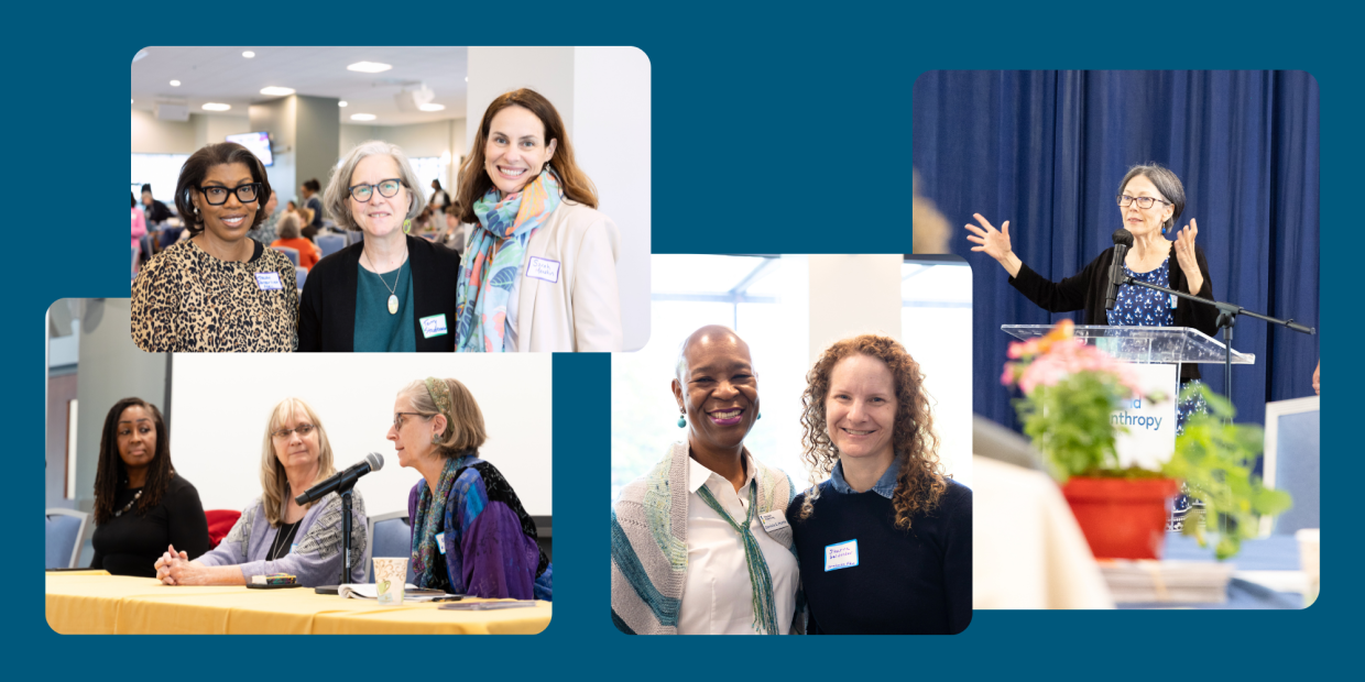 Four images of participants from the 2026 Aging Summit in a collage style