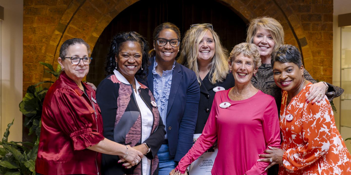 Members of the Howard County Women's Giving Circle pose for a photo at the 2025 Annual Gathering.